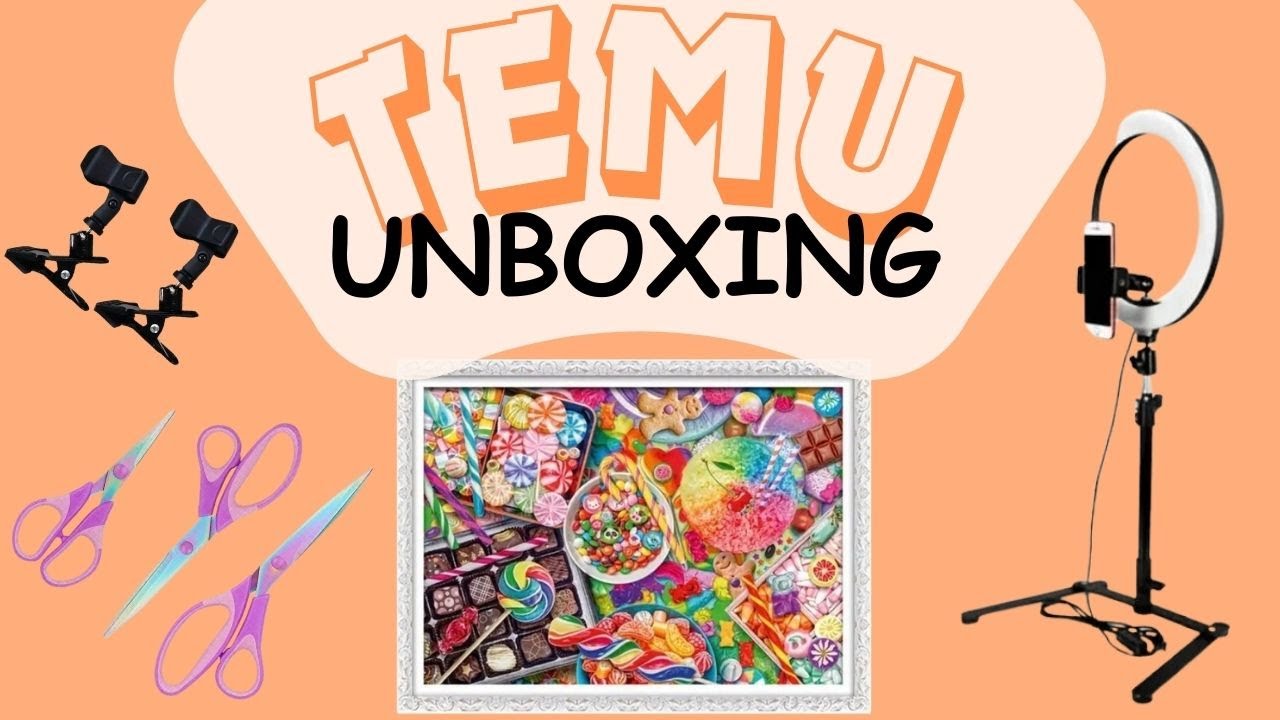Temu Unboxing - Cross Stitch - Phone holder