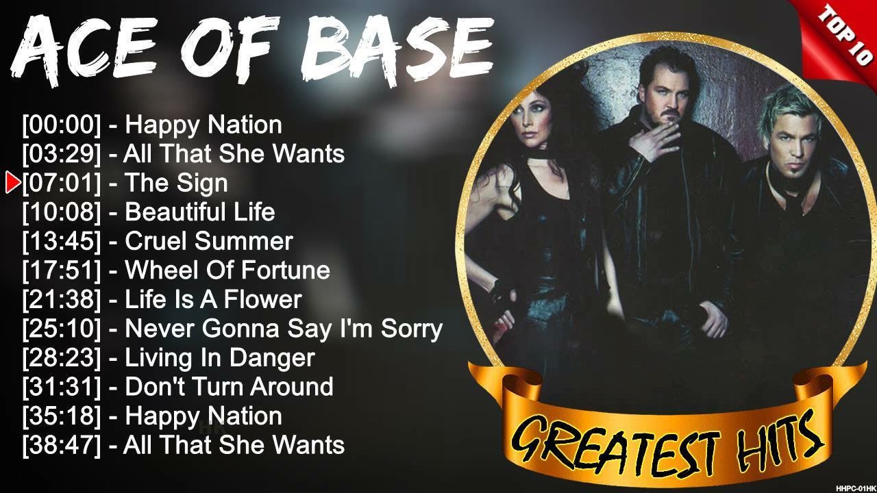 Ace Of Base Greatest Hits Popular Songs - Top Dance Pop Playlist Ever