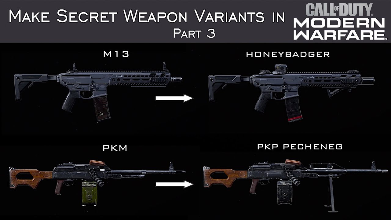 How to Create Hidden Weapons in Modern Warfare - Part 3