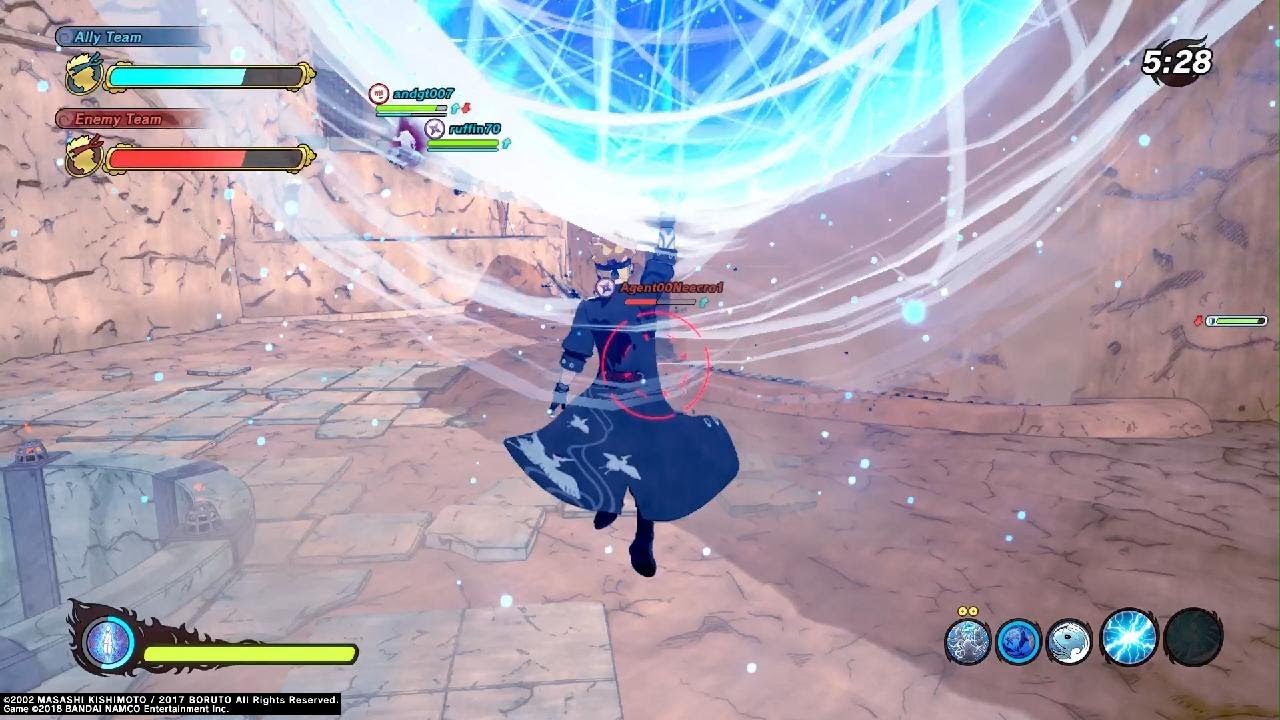 Time skip Boruto range build combat match