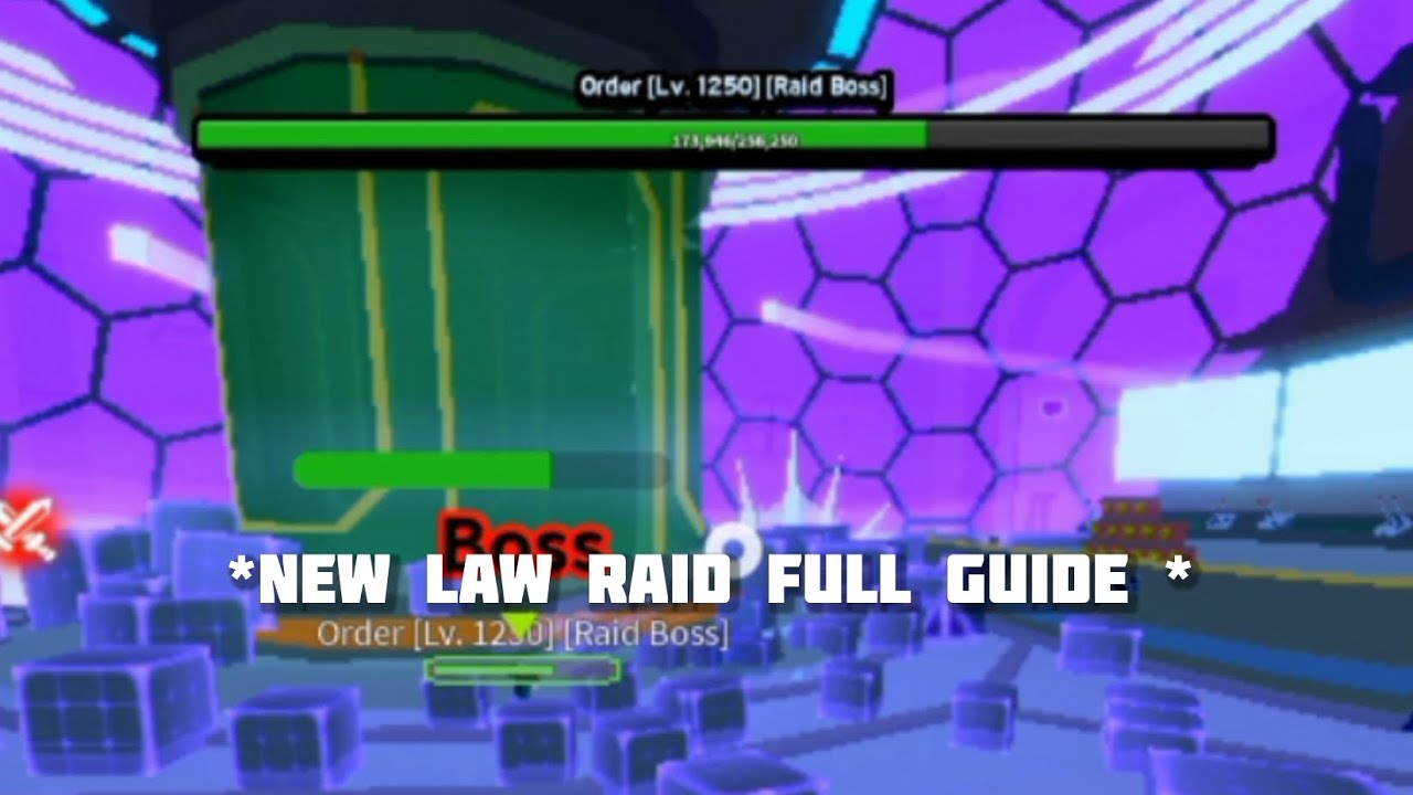Full guide of new law raid in blox fruits