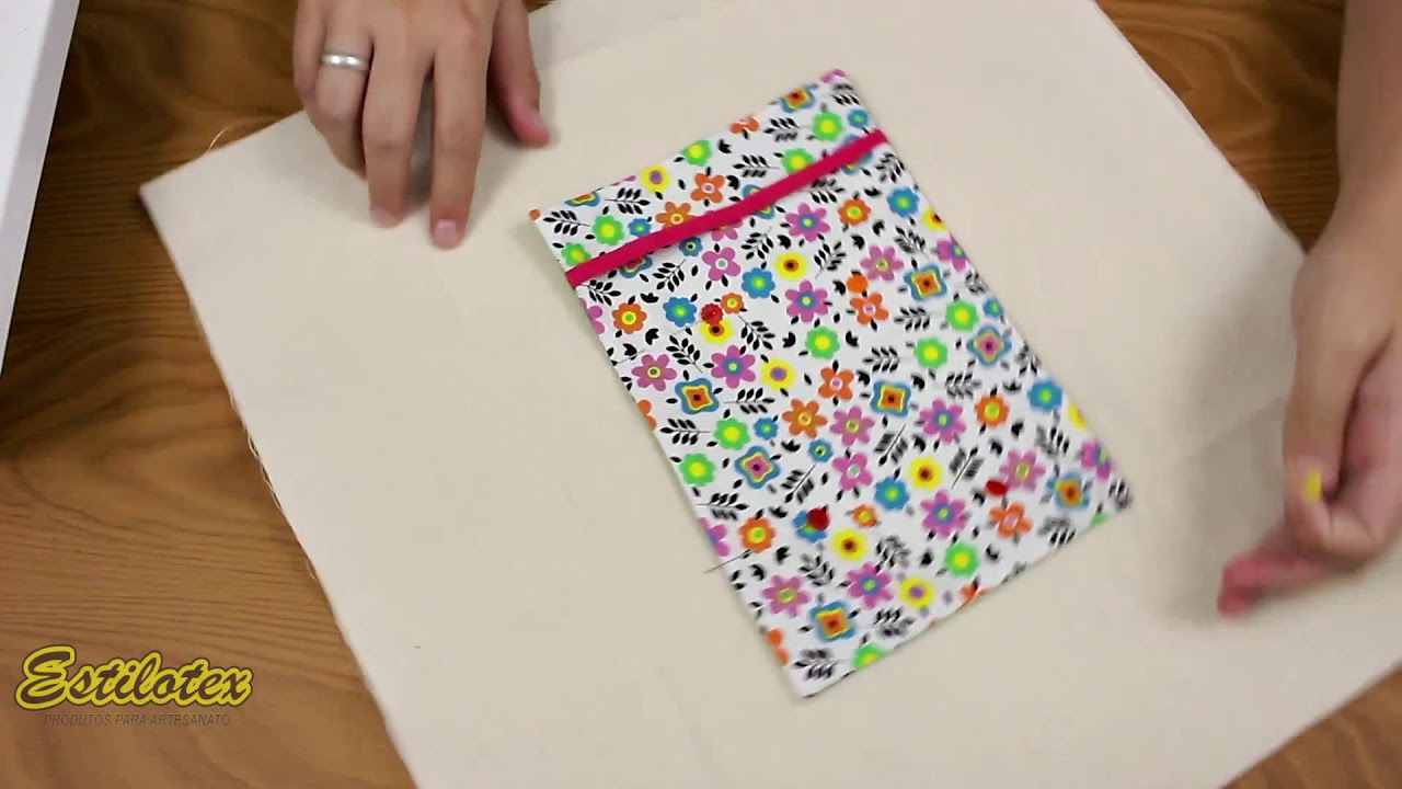Passo a Passo  - Ecobag Dobrável by Arte da Bê Ateliê