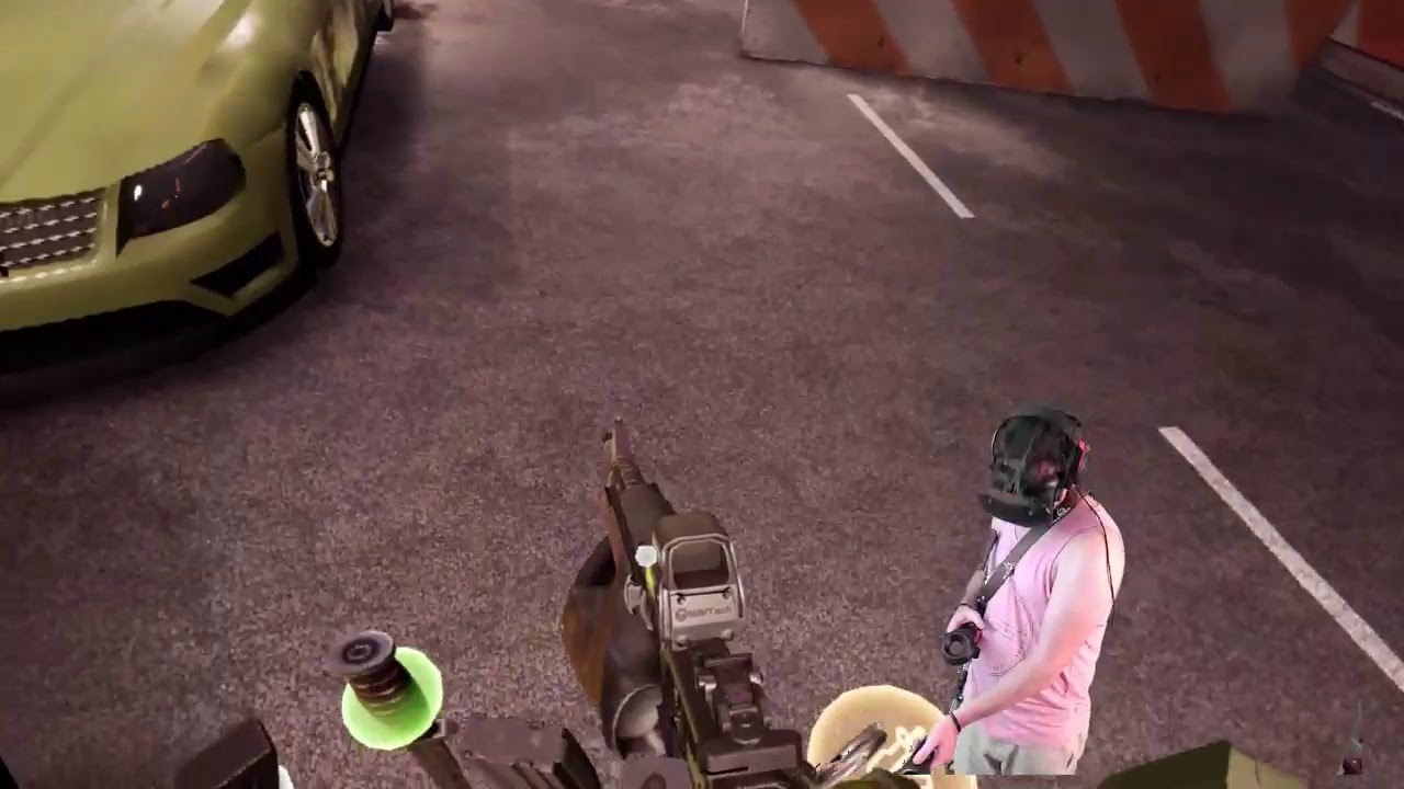 VR FPS gameplay Streaming Vive Contractors VR