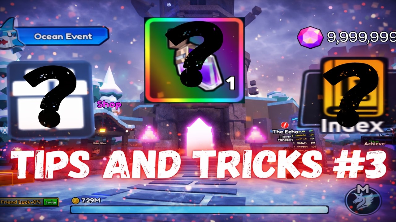 TIPS and TRICKS #3 How to be OP!! [Catch a Monster] [CODES]