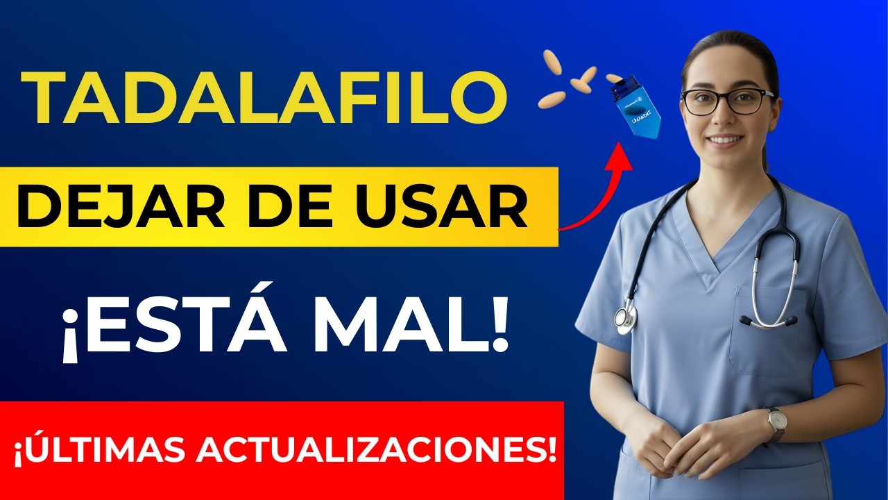Urólogo revela TADALAFILO ¡EN 10 MINUTOS! TODO LO QUE NECESITA SABER...!