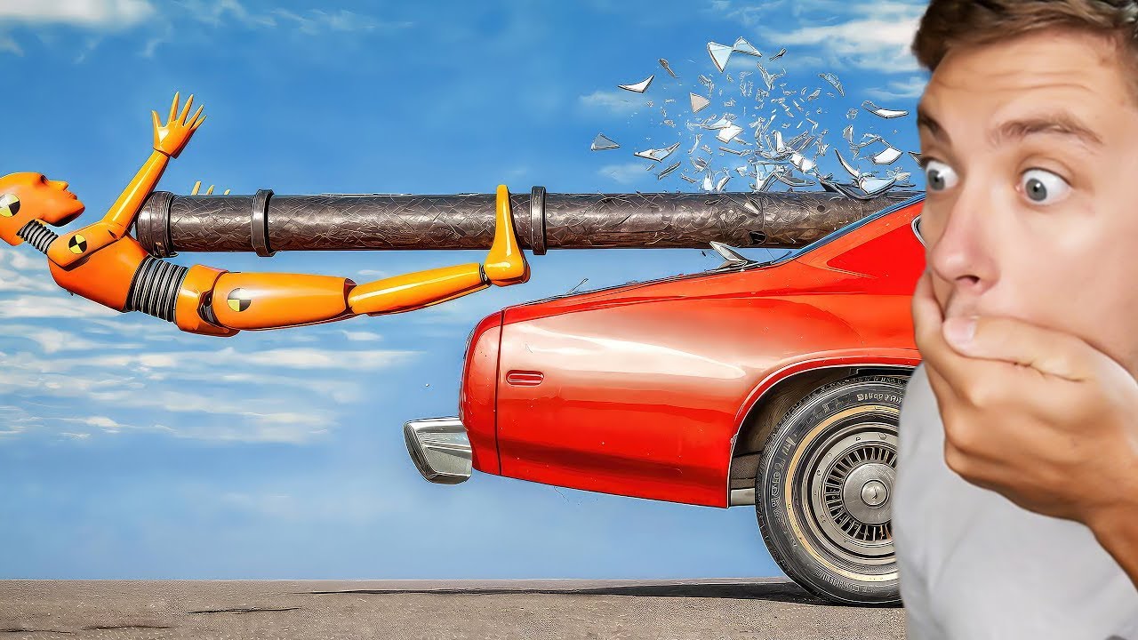 Reacting to BRUTAL Crashes in beamNG