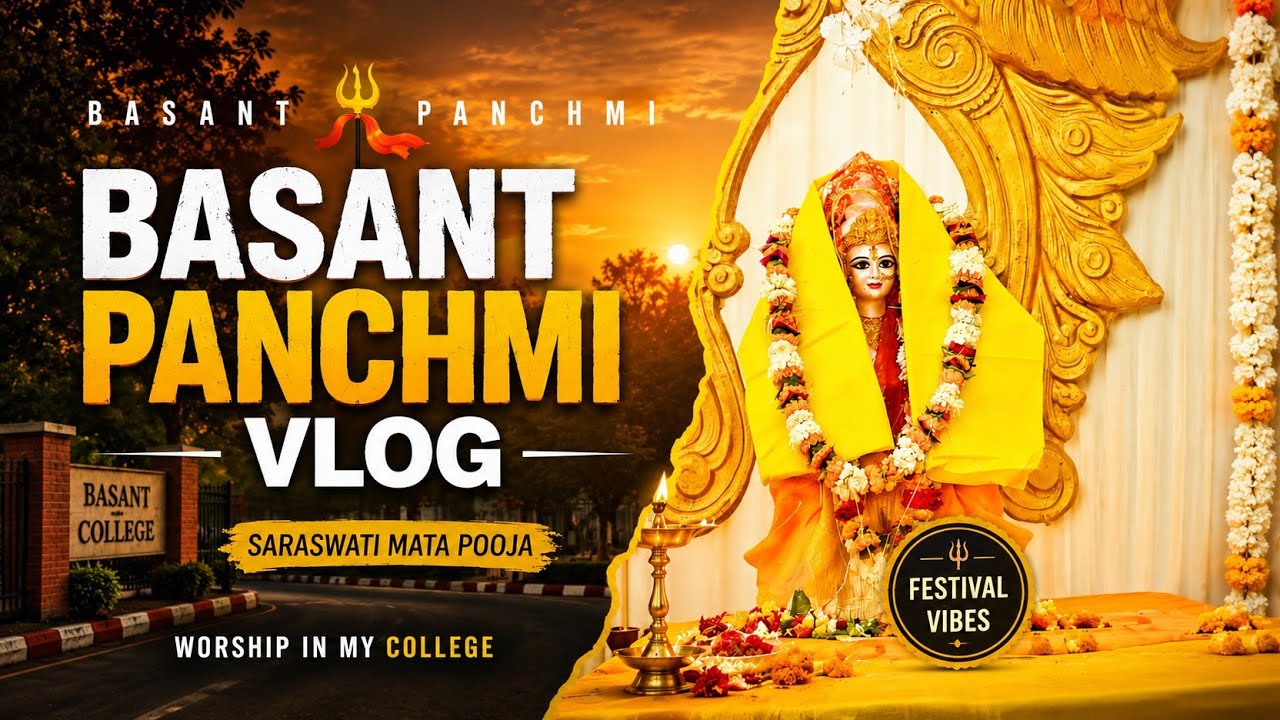 Saraswati Pooja Worship In College | Basant Panchami 