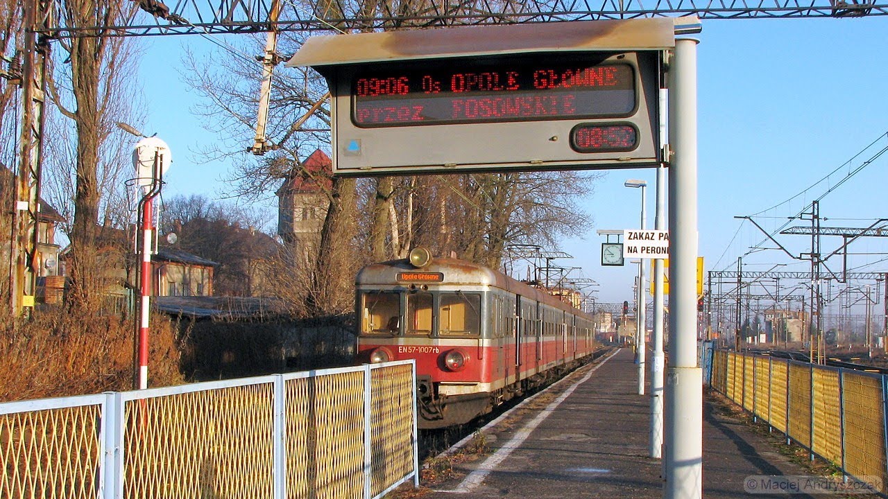 [20111210][PKP] Pożegnanie pociągów Tarnowskie Góry - Opole przez Fosowskie z #EN57_1007 cz.3