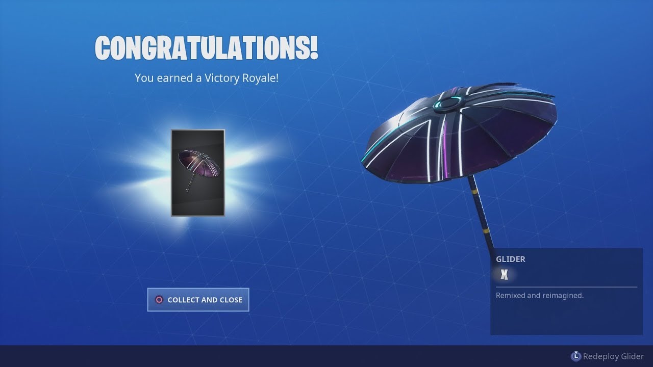 Secret X Victory Royale Umbrella! (Using Combat Pro In Season 10 BTW)