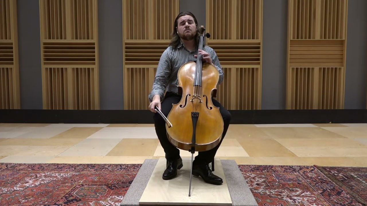Nathaniel Abreu, Ysaÿe Sonata for Solo Cello, Op. 28 - II. Intermezzo. Poco allegretto e grazioso