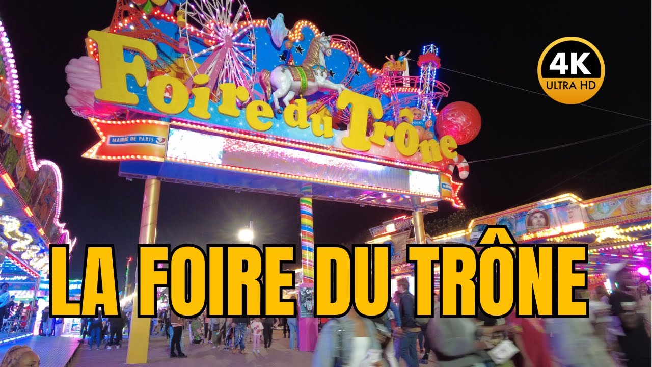 Paris Foire du Trône 2024 | Walking Tours [4K/60fps] | Exploring France 🇫🇷|