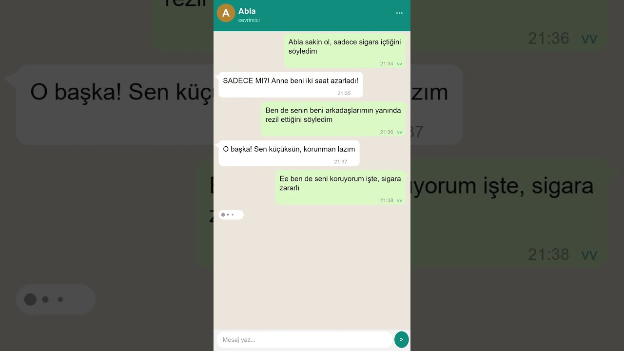 Ablamı Ele Vermedim😂