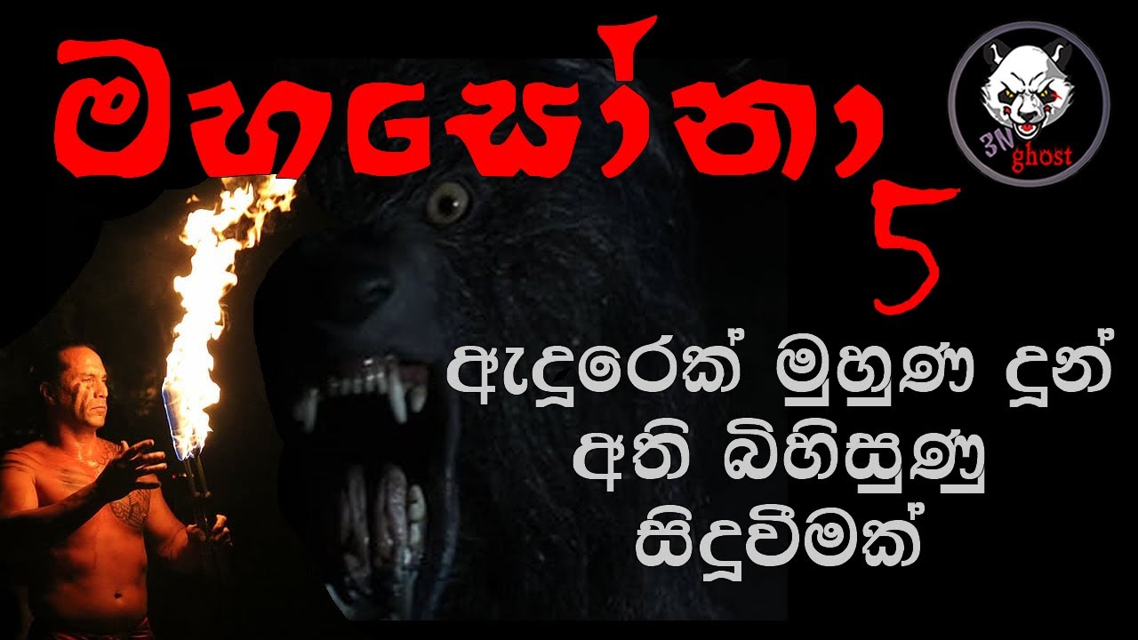 මහසෝනා 5 | Holman katha | 3N Ghost | Sinhala holman katha | Sinhala ghost story Episode 106