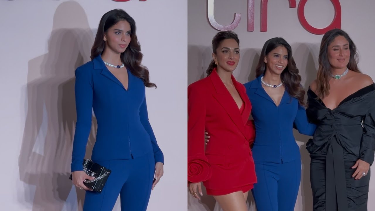 When Kareena Kapoor khan Meet Suhana Khan Kiara Advani At Tira Event in Mumbai