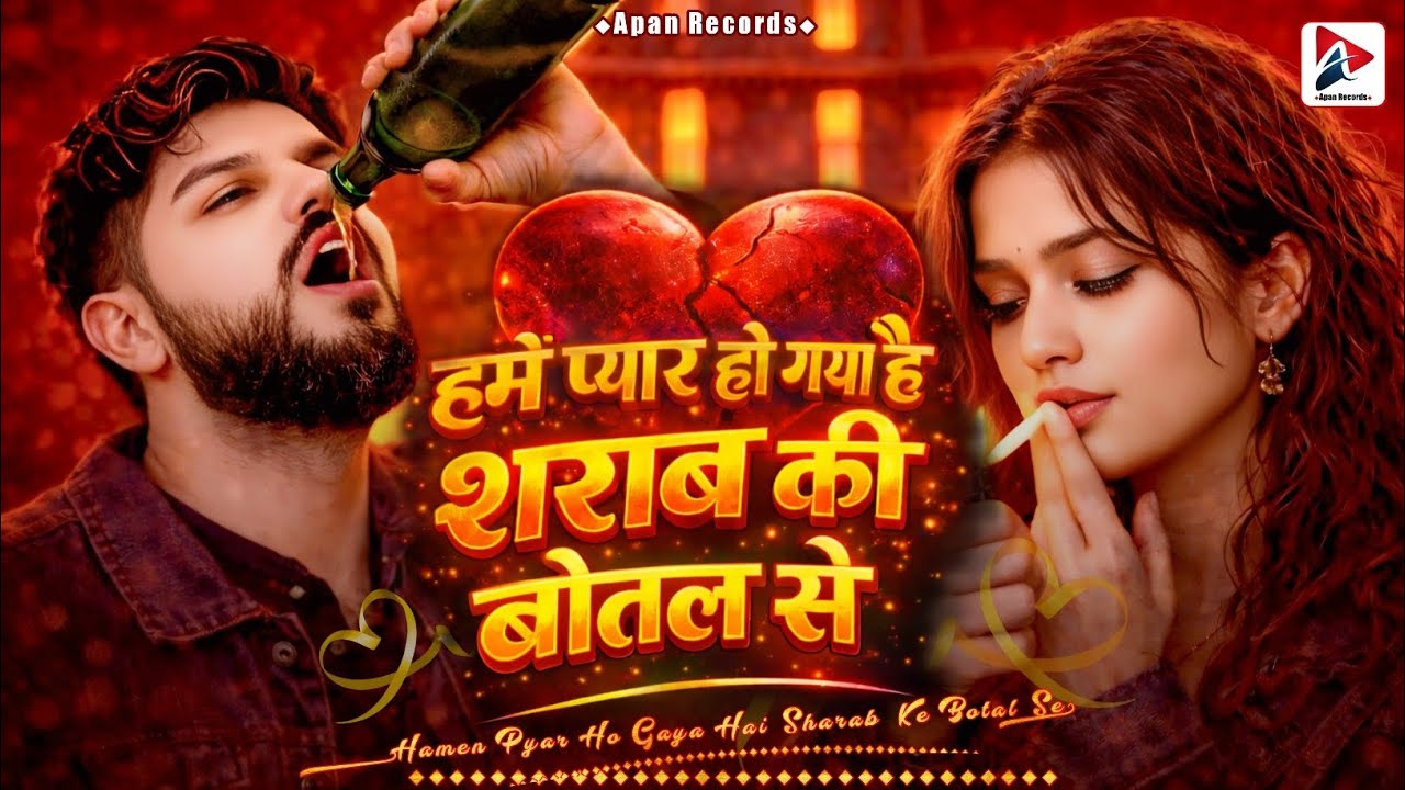 Hamen Pyar Ho Gaya Hai Sharab Ki Botal Se 💔🍾 | Sad Love Song 2026 😢 | Heartbroken Romantic Track 🎶🔥