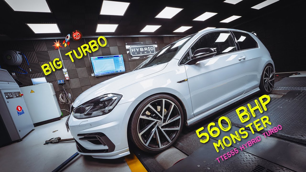 Golf R Big Turbo Supercar Slayer! 😱 TTE555 HYBRID TURBO 560 BHP 😳