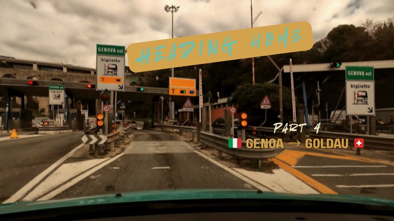 S1I - Part 4 Heavy heart, Driving back home | Genoa to Serravalle - Echoes of the Road dot com