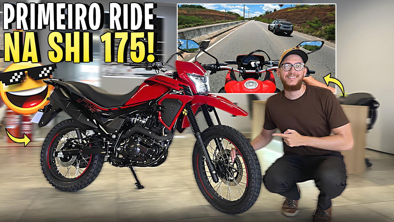 🔥TESTAMOS A SHINERAY SHI 175 2026 (0 KM)! A MOTO VALE MESMO A PENA?