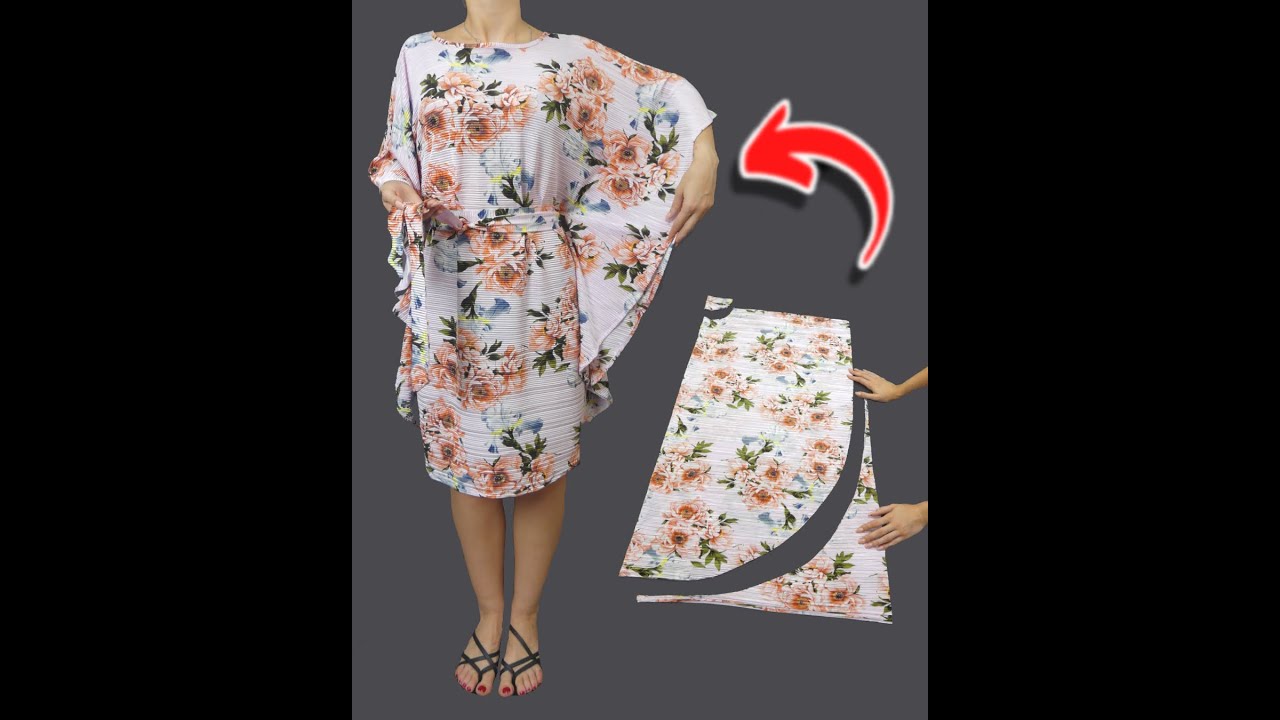 How to sew a lightweight and practical dress in 10 minutes
