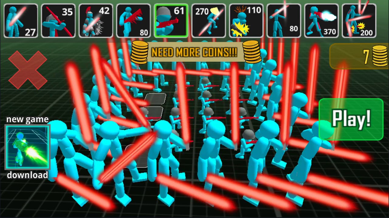 Stickman Simulator Battle of Warriors - Walkthrough Gameplay Android, iOS Part 102