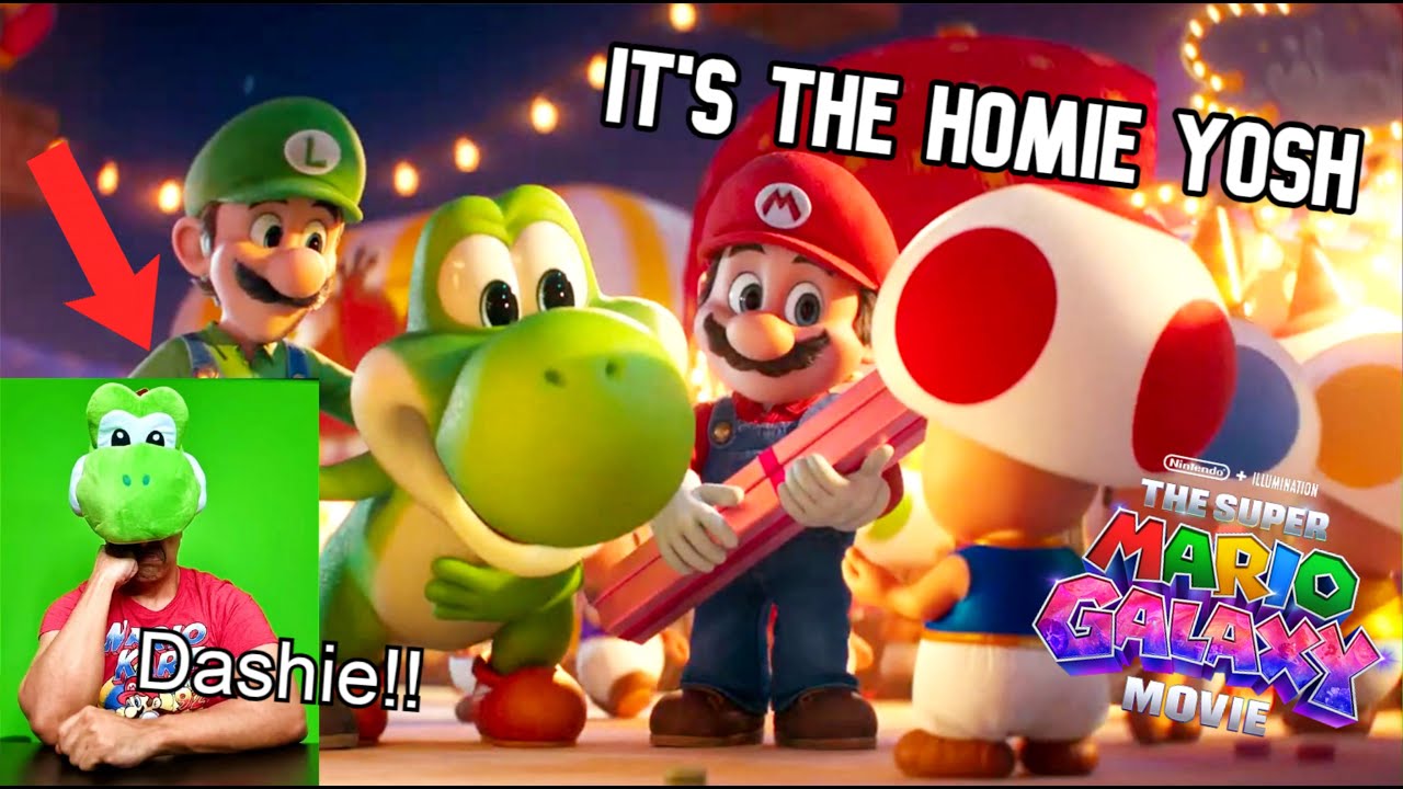 The Homie Has Arrived!!.. [ THE SUPER MARIO GALAXY MOVIE TRAILER 2 REACTION ]