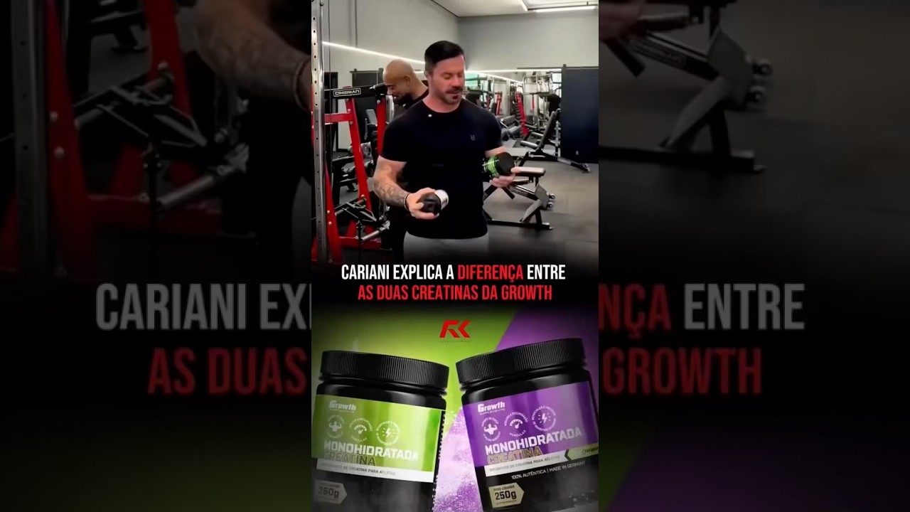 QUAL A DIFEREN&Ccedil;A ENTRE AS CREATINAS DA GROWTH? #renatocariani #growth #creatina #diferen&ccedil;a #puro