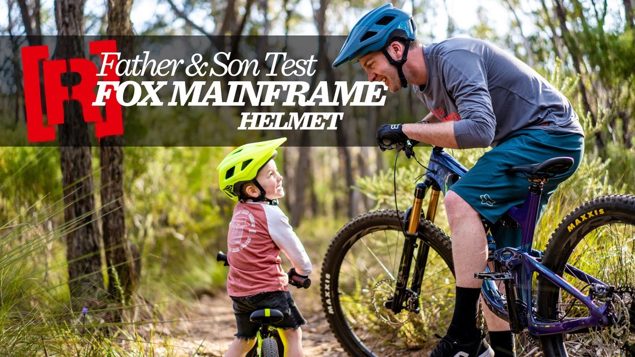 Trail testing Fox Racing's new Mainframe helmet - fit for the entire family!