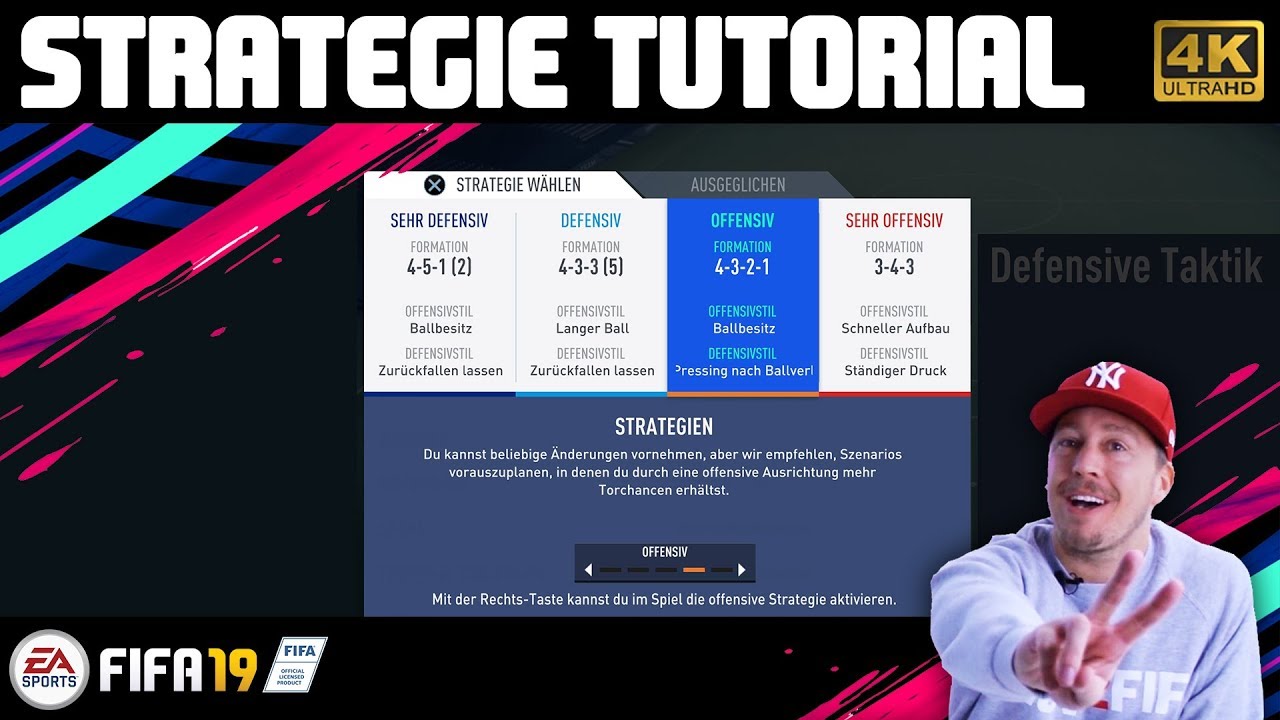 FIFA 19 Strategien | die neuen Strategien einstellen und anwenden | Strategie Tutorial (deutsch)