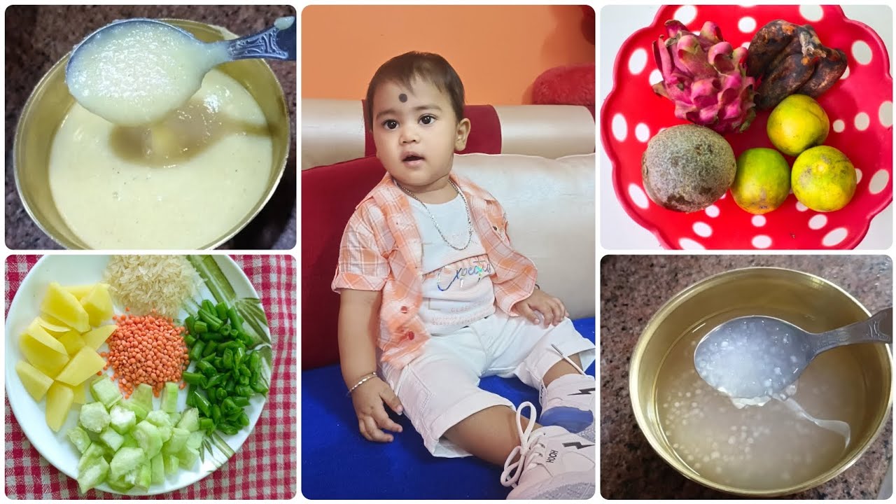 আমার ১১ মাসের ছেলেকে সারাদিন আমি কি কি খাবাই #babyfood #dailyvlog #vlog @vlogbari