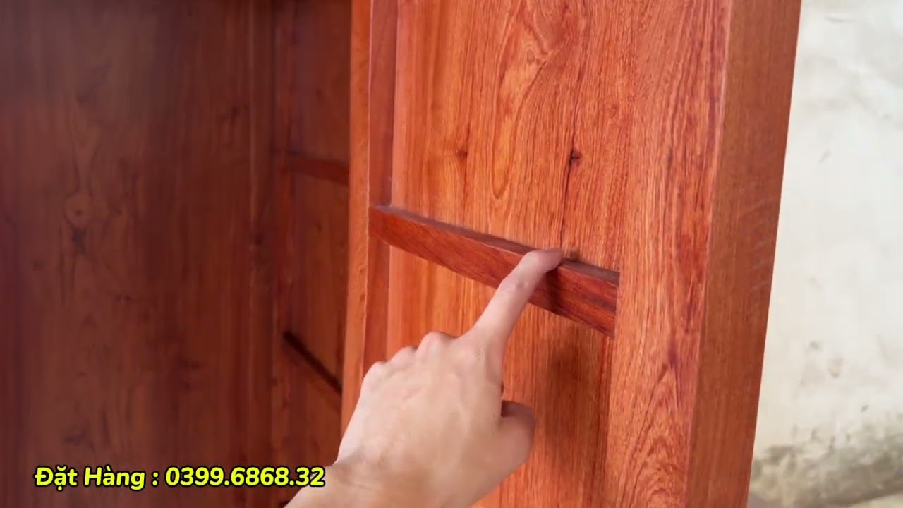 Công Khai Giá Bán Chiếc Tủ Áo 3 Buồng 4 Cánh Gỗ Hương Đá Tuyển Lọc Gỗ Đẹp 