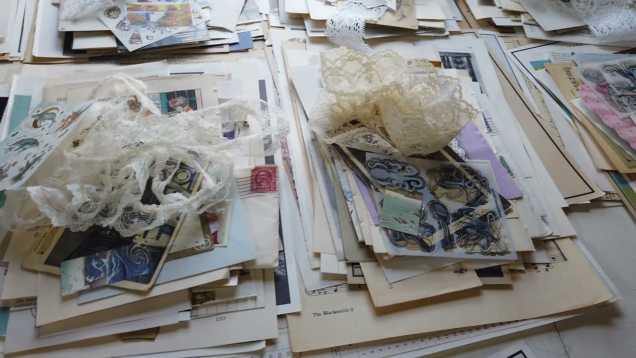 When Life Gives You Paper - Make Ephemera Packs! Enabling more junk journalers with pretty scrap