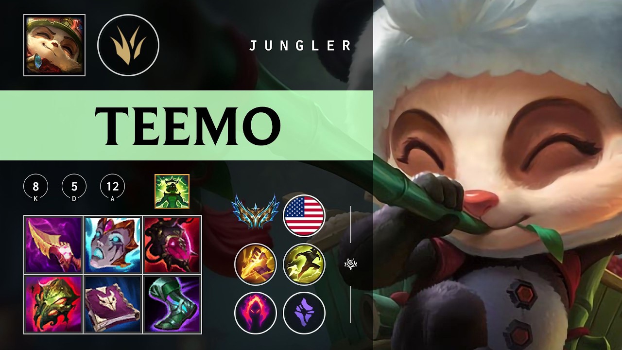 Teemo Jungle vs Ivern - NA Challenger Patch 26.04