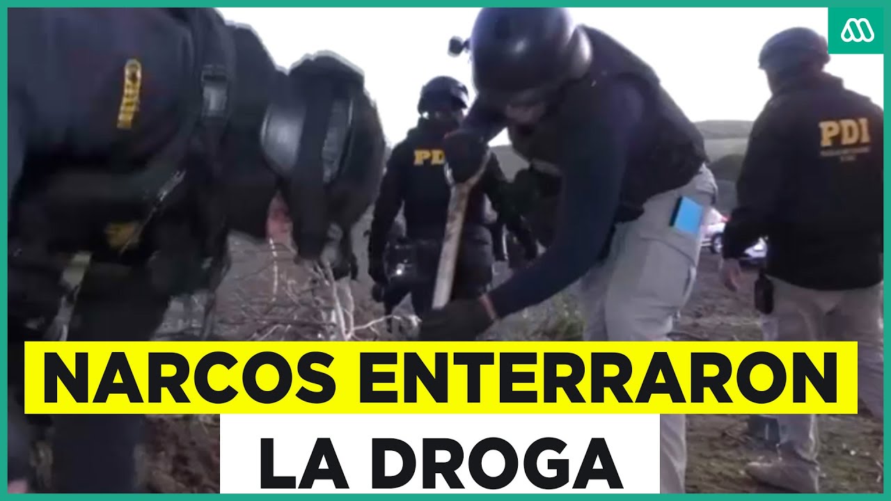 El insólito escondite de traficantes: Escondieron bajo tierra la droga