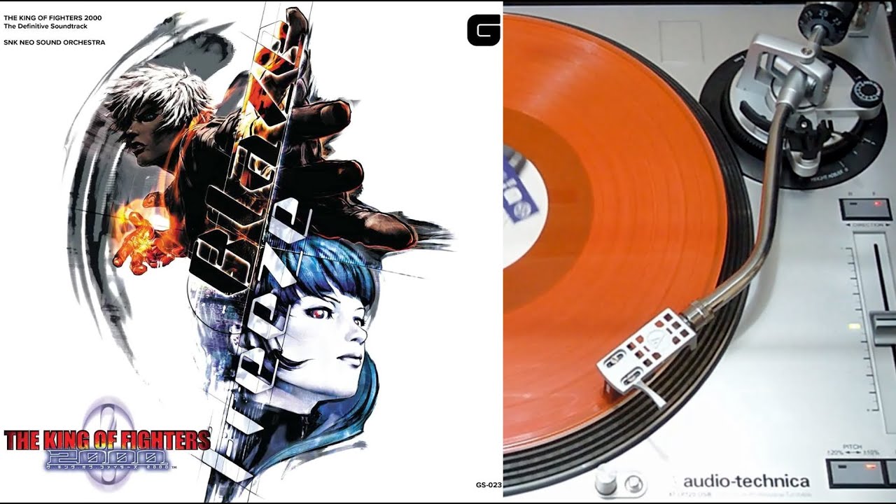 The King Of Fighters 2000 The Definitive Soundtrack - OST vinyl collector LP face A (Brave Wave)