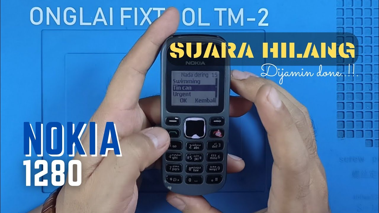 Nokia 1280 Tidak Ada Suara || Dijamin 100% Done..!!!