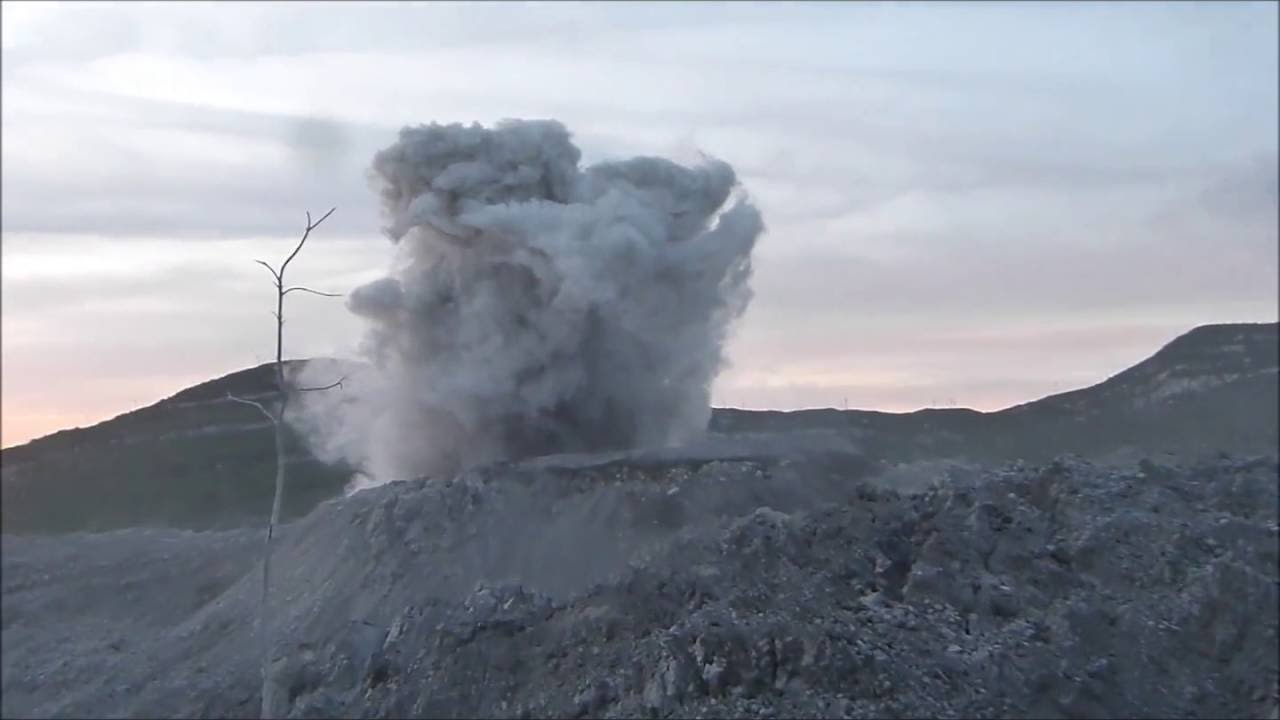 Ibu volcano in Indonesia