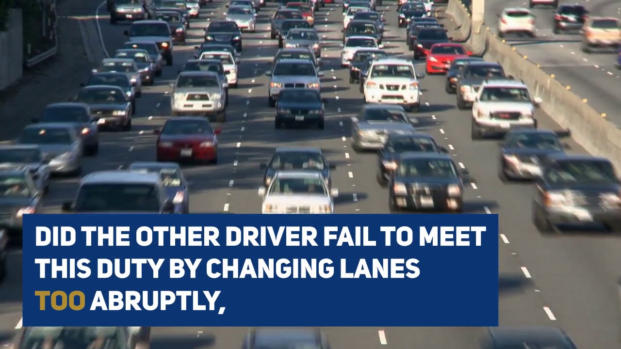Who Is At Fault In Lane Change Accidents?
