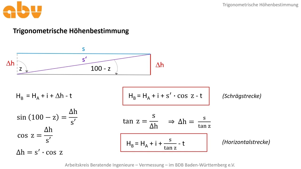 Höhenbestimmung