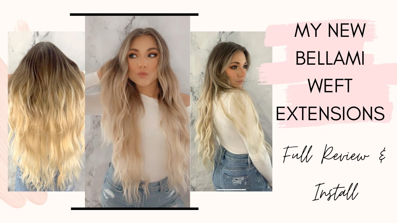 GETTING MY BRAND NEW BELLAMI WEFT EXTENSIONS + MY THOUGHTS/REMOVING MY OLD TAPE IN EXTENSIONS