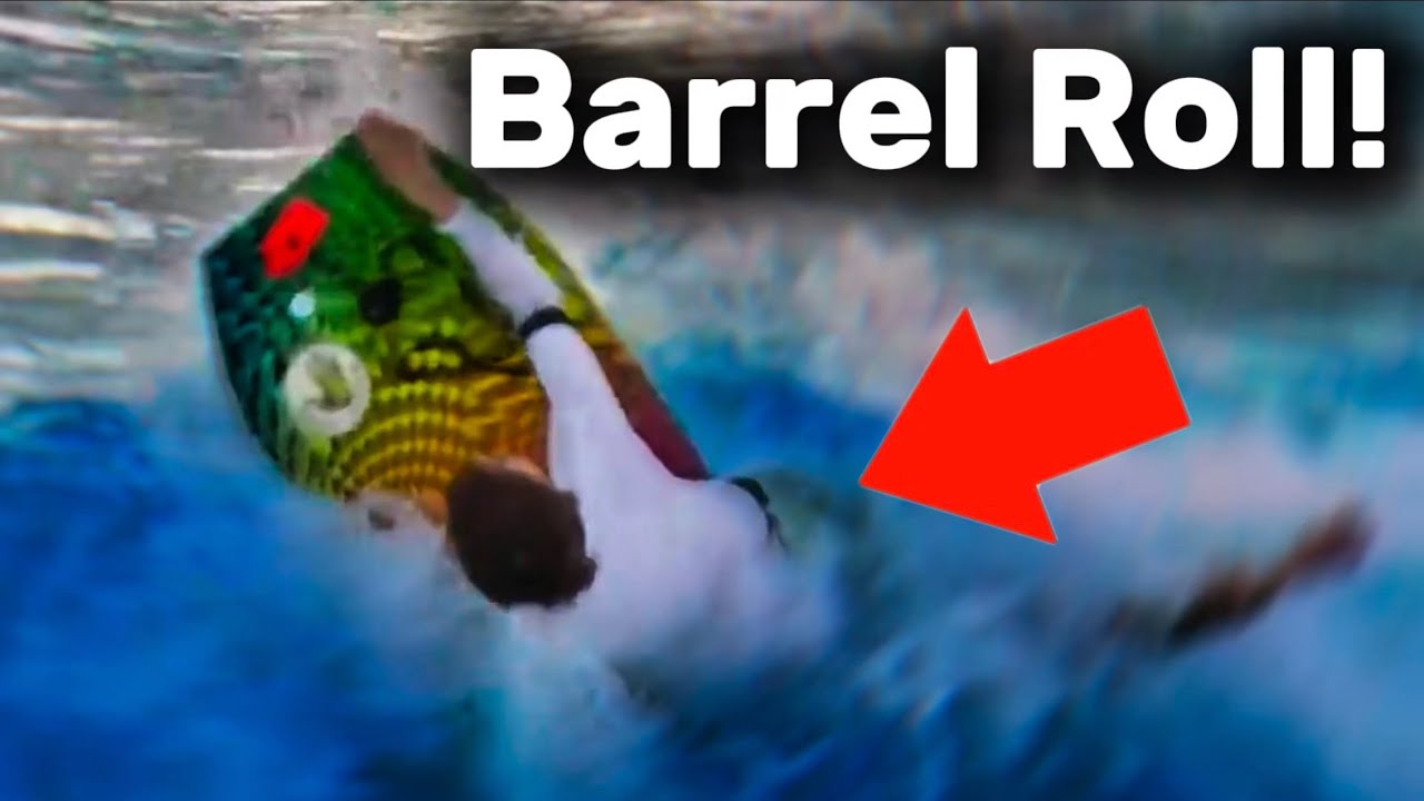 Bodyboarding the Palm Springs Surf Club!
