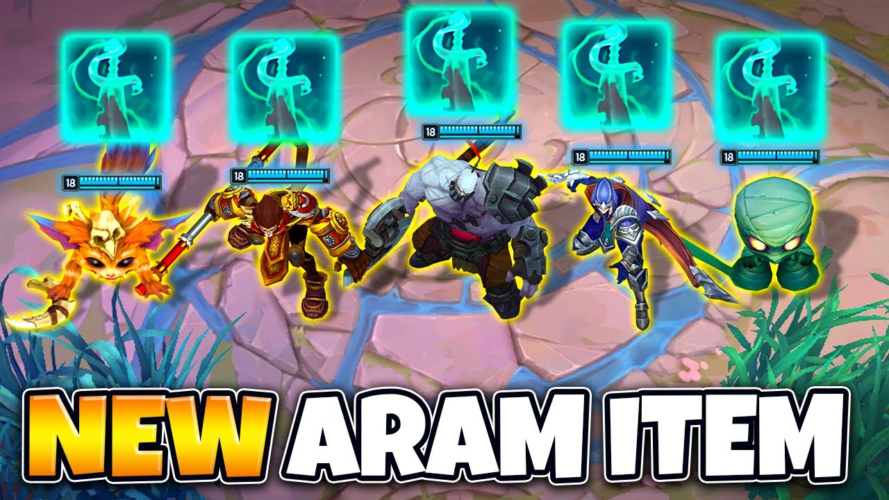 RIOT ADDED A NEW ITEM TO ARAM... SO WE BUILT 5 OF THEM