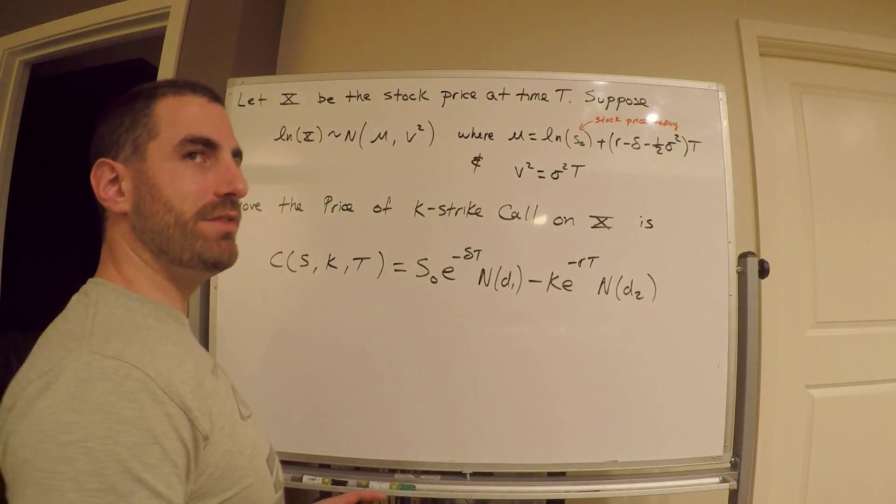 Exam MFE/IFM MUST KNOW | Black-Scholes Option Pricing Derivation (Part #1)