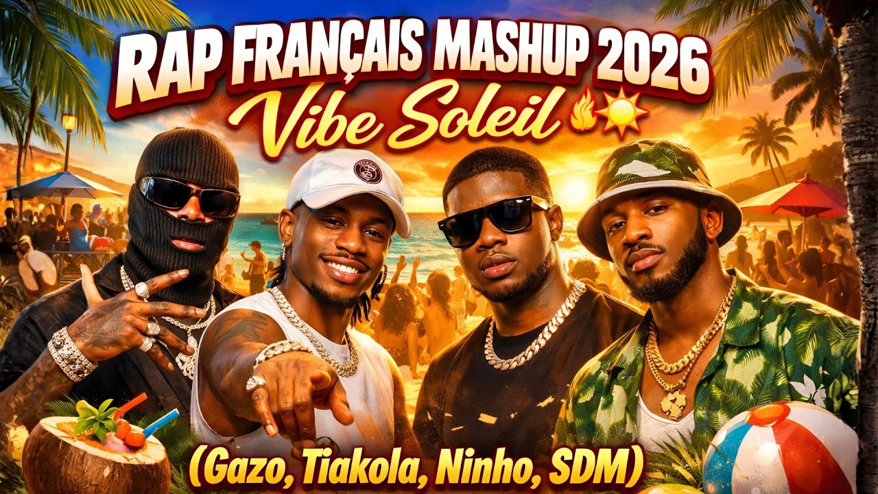 RAP FRANÇAIS MASHUP 2026 🔥 LES MEILLEURS HITS DE L'ÉTÉ ☀️ Vibe Soleil (Gazo, Tiakola, Ninho, SDM)