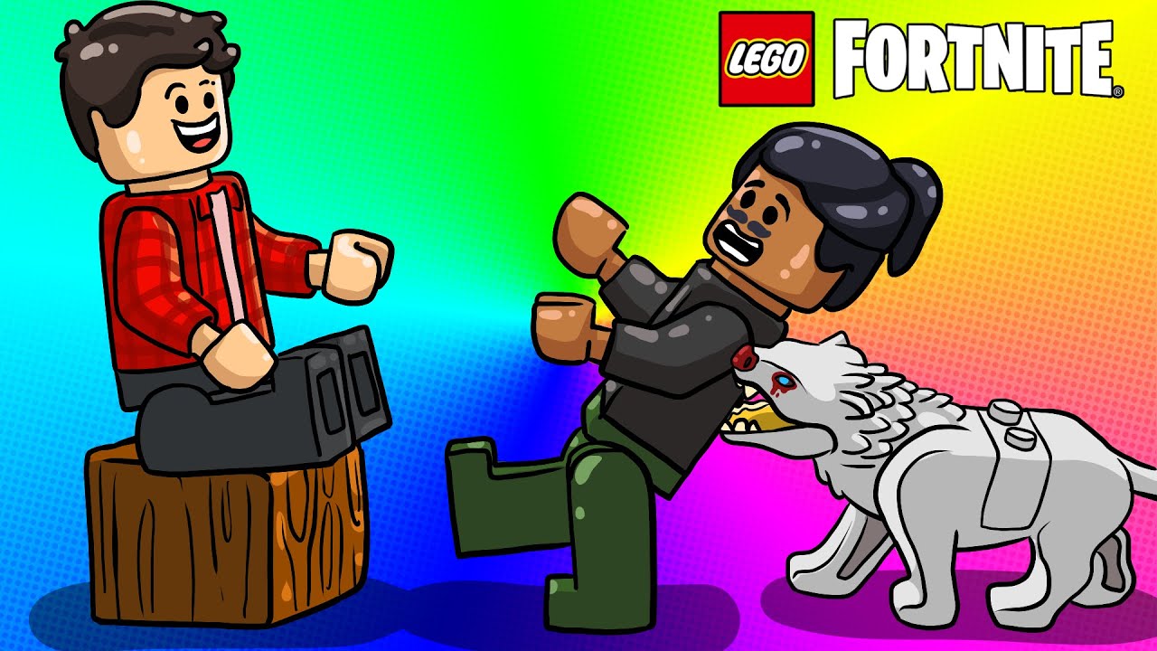 MIAŁ NAUCZYĆ MNIE GRAĆ I STAŁO SIĘ TO...  | LEGO FORTNITE