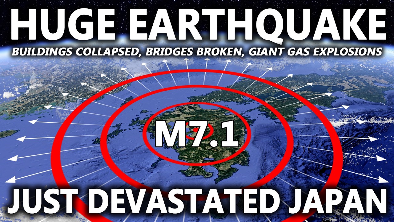 Terrible Scenes Emerge from the M7.1 Japan Earthquake...