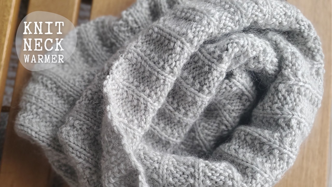 Easy Knit Neck Warmer for Beginners | Quick & Cozy Project