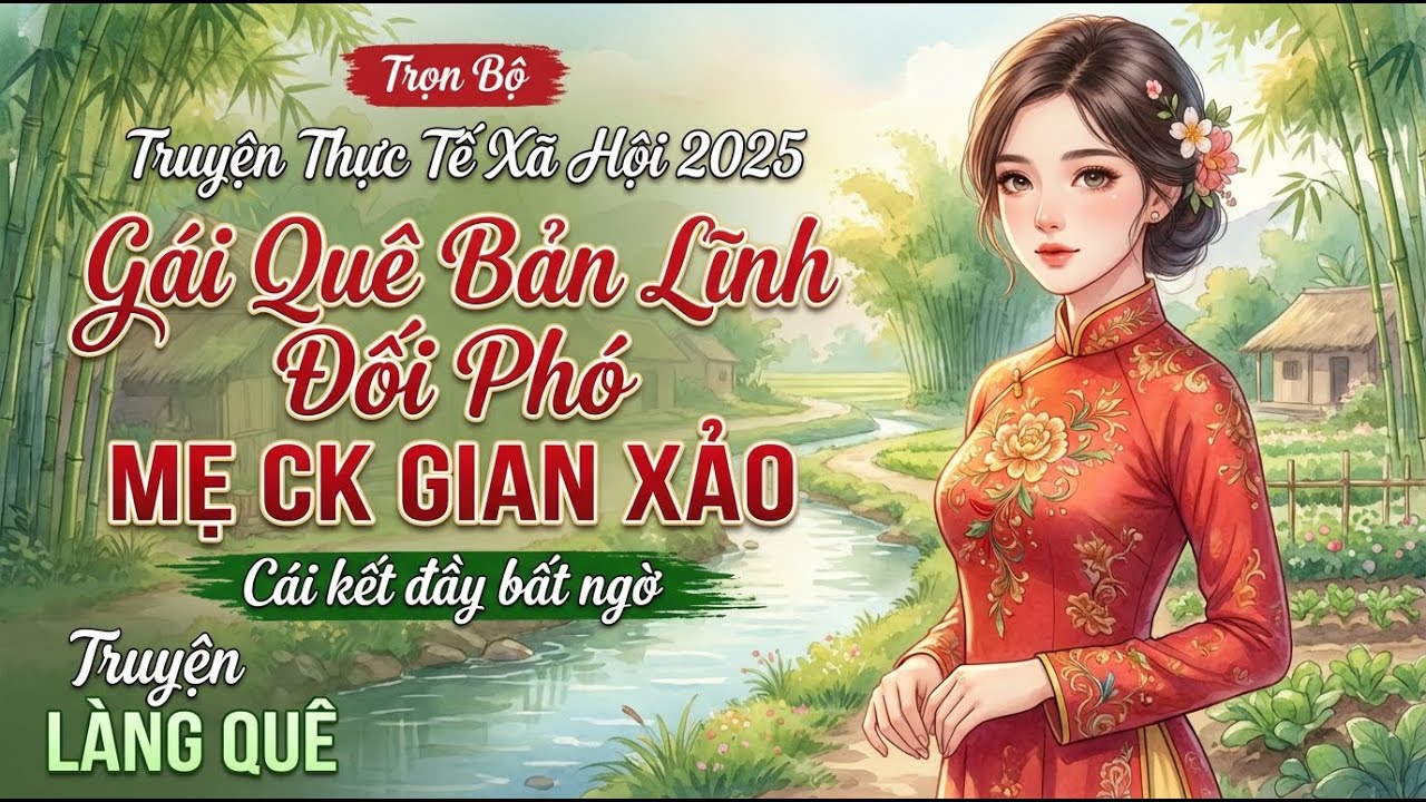 Vừa nghe đã thấy hấp dẫn： GÁI QUÊ BẢN LĨNH ĐỐI PHÓ MẸ CHỒNG GIAN XẢO - Kể chuyện đêm khuya ngủ ngon