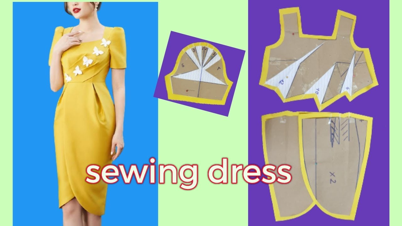 148 - Hướng dẫn cắt may Đầm xếp ly Tulip |cut and sew Tulip |Le fashion |how to sew|