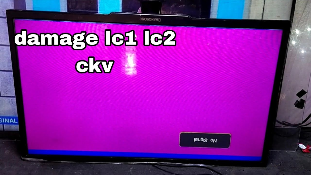 changhong 32 led tv violet picture