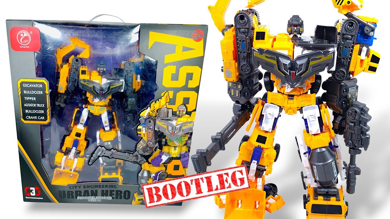 Transformers DEVASTATOR HUGE Jujeño BOOTLEG YuTeng Toys Urban Hero Unboxing & Review! | Victron